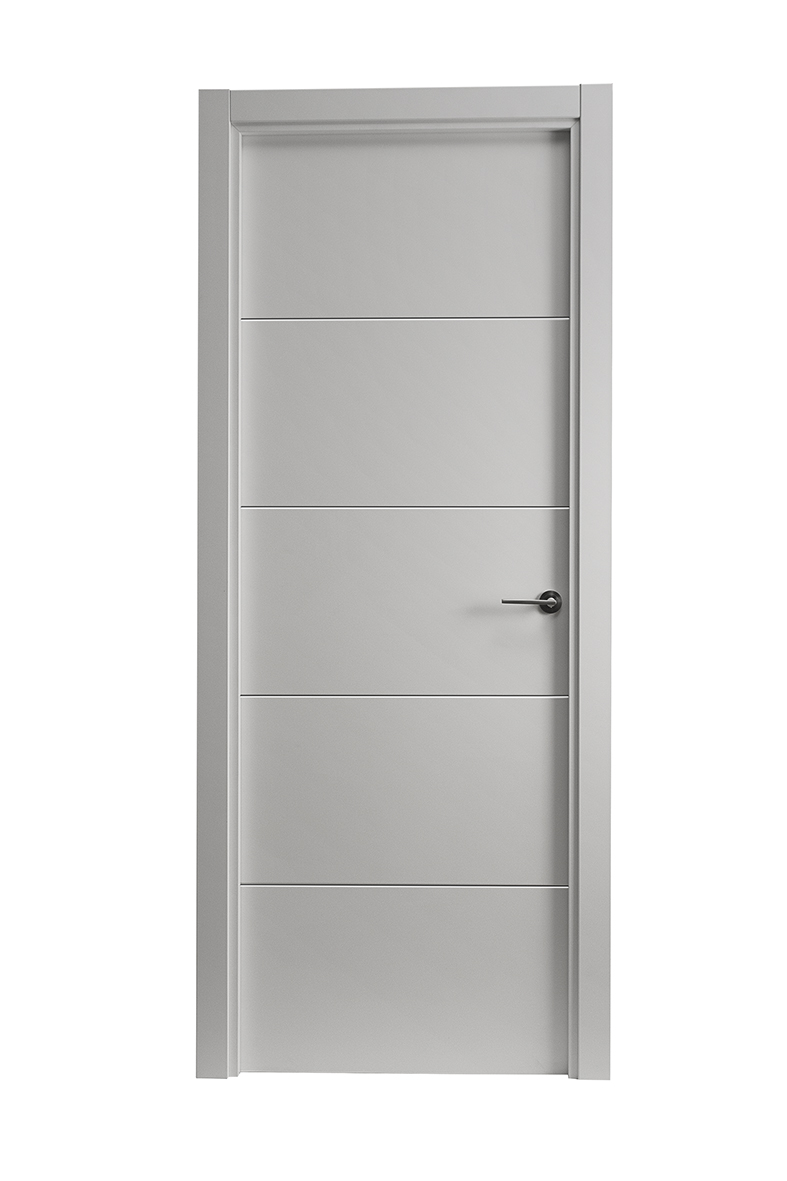 Puerta Blanca Modelo 12 con Rayas14:105