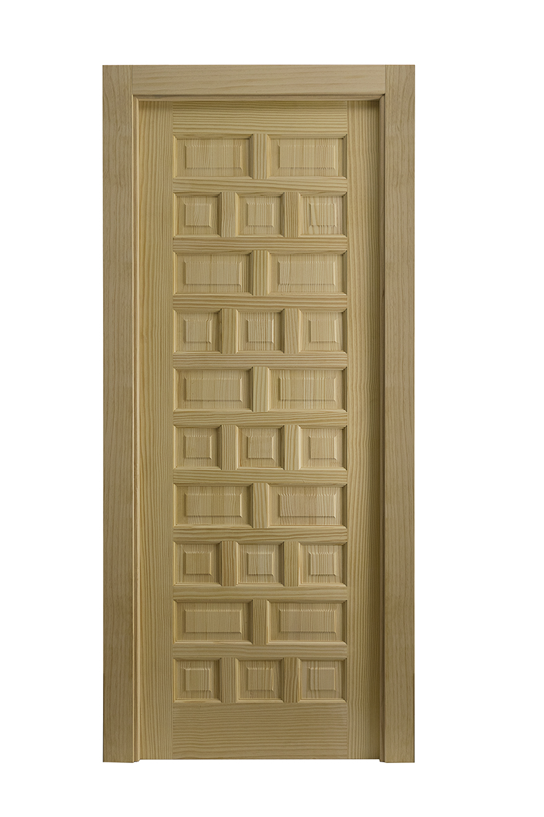 Puerta Rústica Castellana Cuadros Mod 1416:121