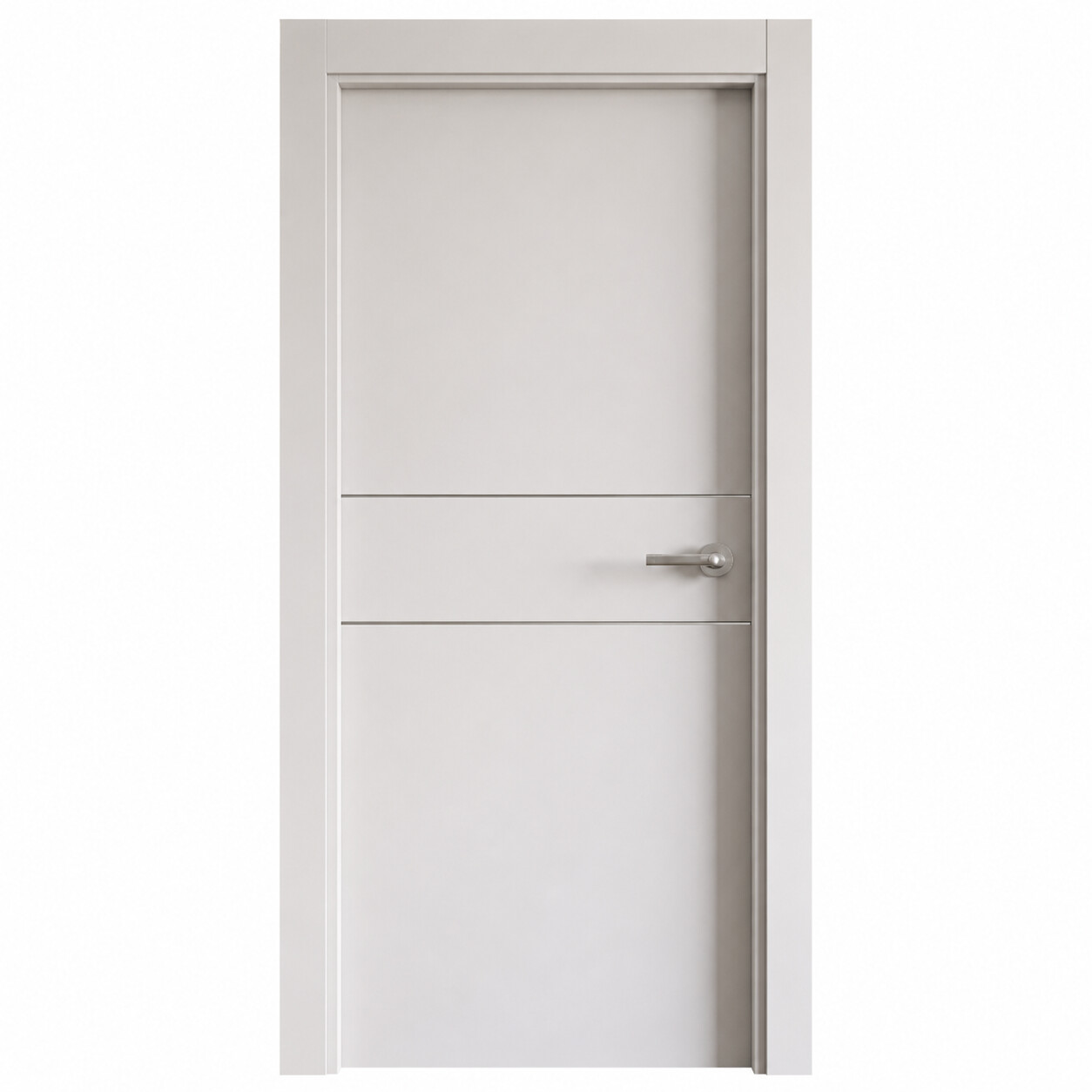 Puerta interior lacada blanca modelo L2H116:557 117:560 118:562 119:572 120:574